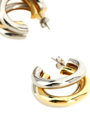 Paco Rabanne Multicolor Brass Earrings - One Size
