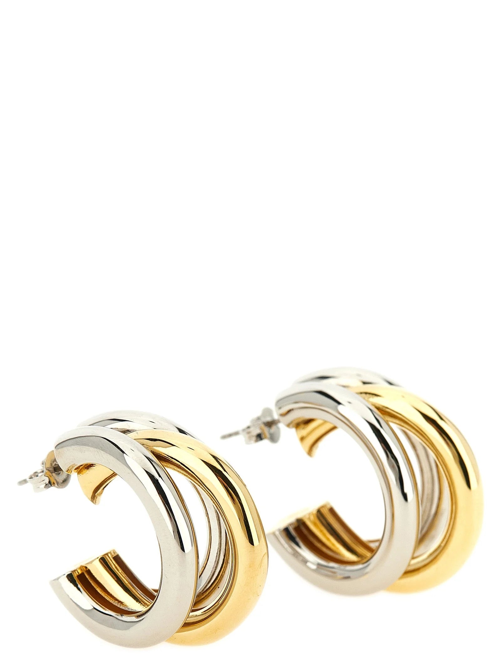 Paco Rabanne Multicolor Brass Earrings - One Size