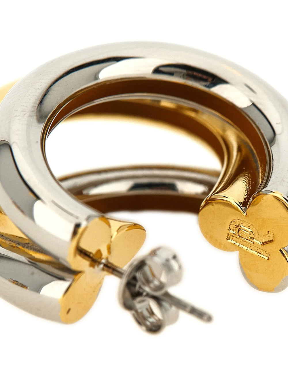 Paco Rabanne Multicolor Brass Earrings - One Size