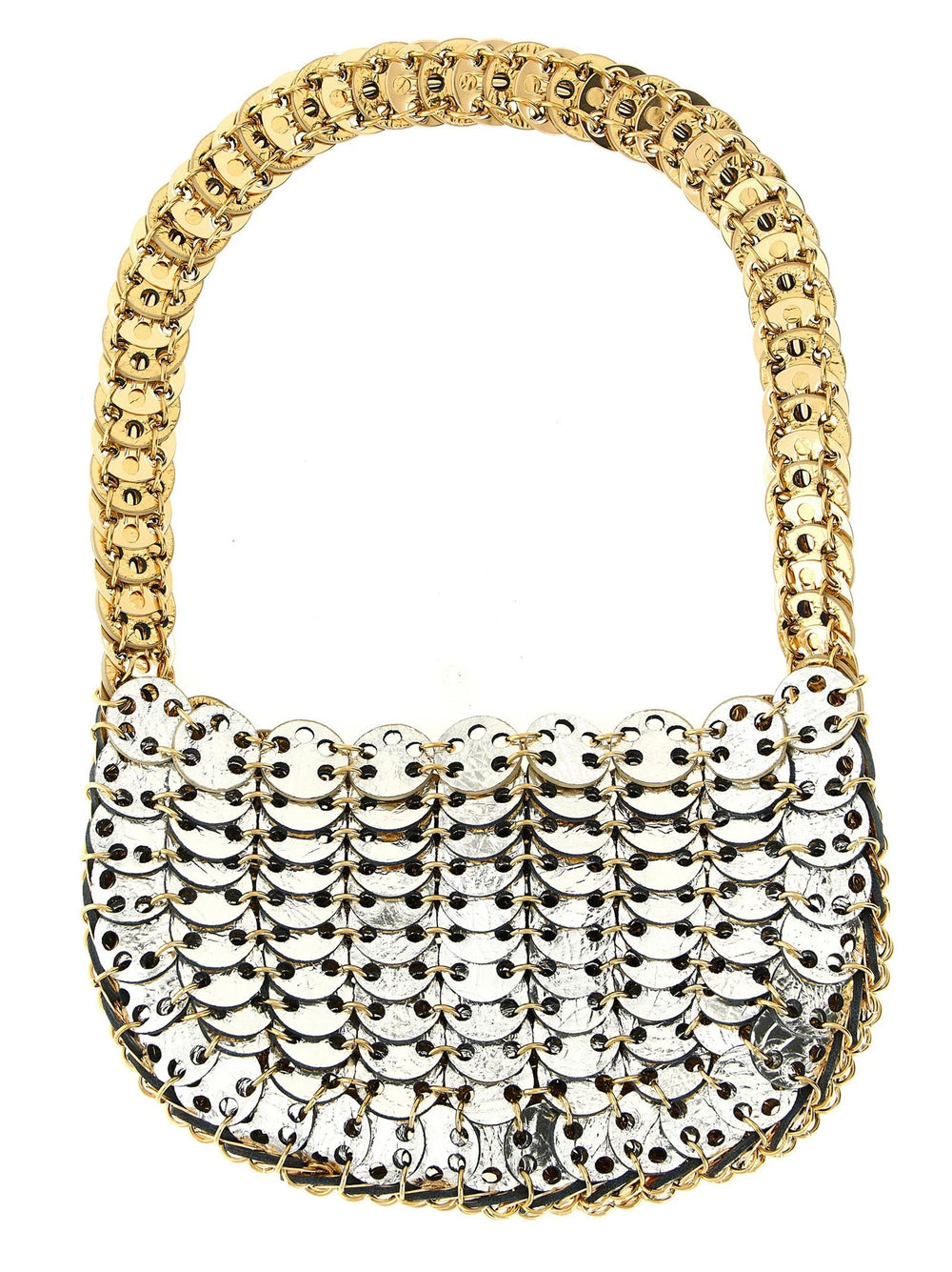 Paco Rabanne Multicolor Calfskin Shoulder Bag