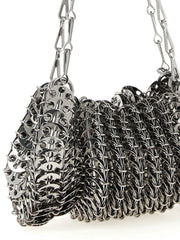 Paco Rabanne Silver Stainless Steel Shoulder Bag