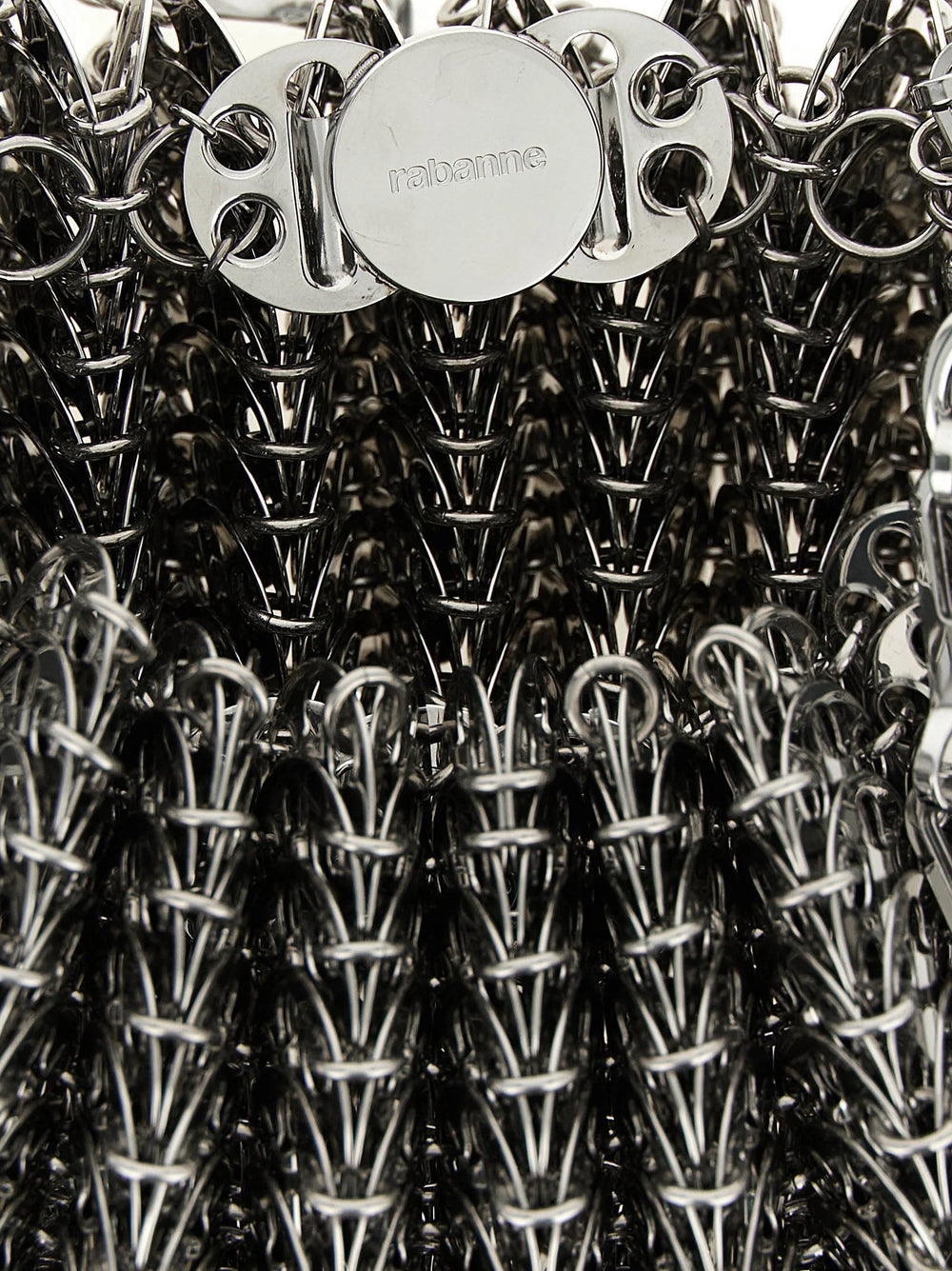 Paco Rabanne Silver Stainless Steel Shoulder Bag