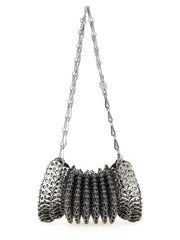 Paco Rabanne Silver Stainless Steel Shoulder Bag
