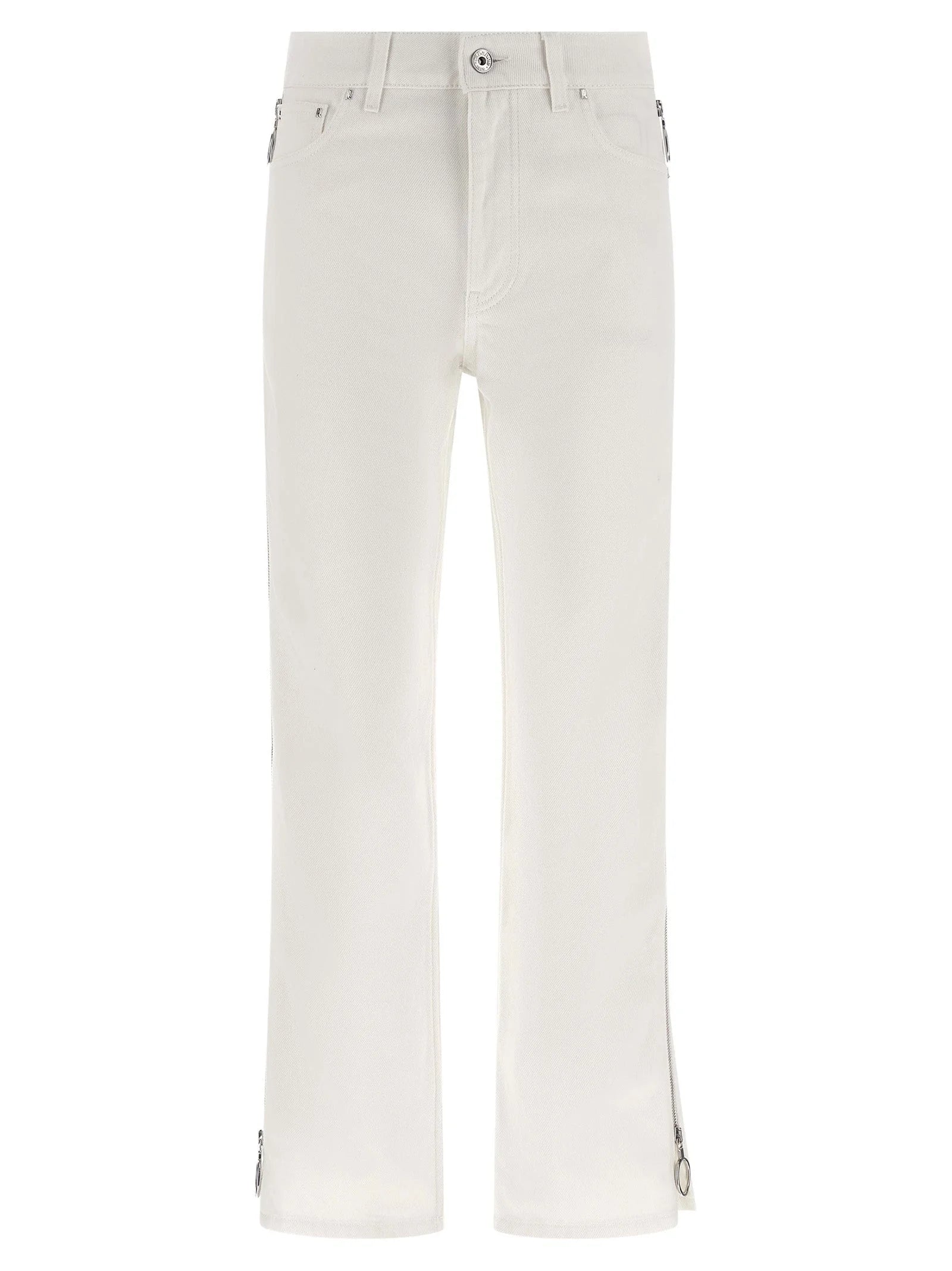 Paco Rabanne White Cotton Jeans Denim