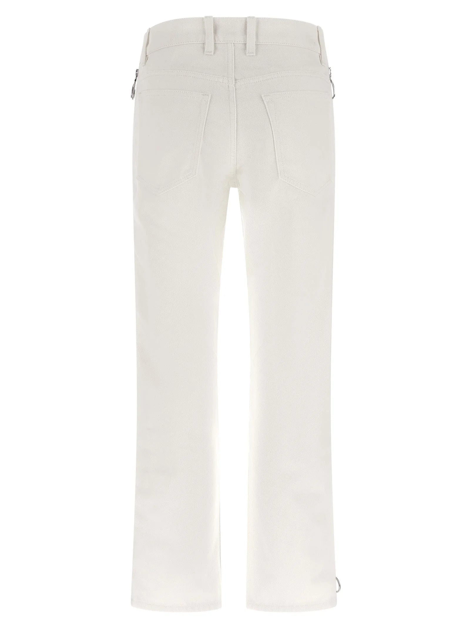 Paco Rabanne White Cotton Jeans Denim
