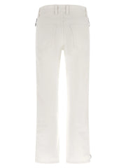 Paco Rabanne White Cotton Jeans Denim