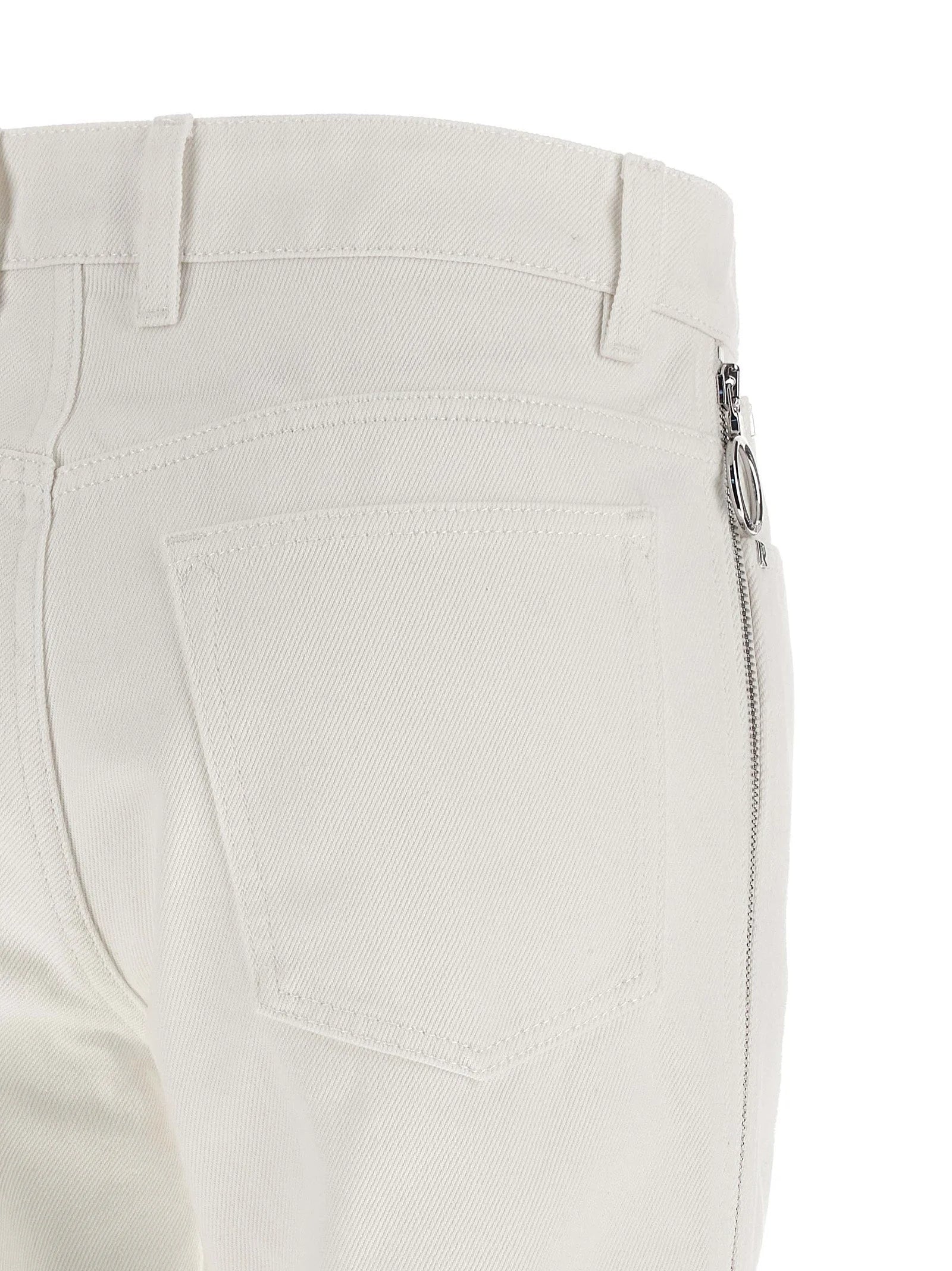 Paco Rabanne White Cotton Jeans Denim