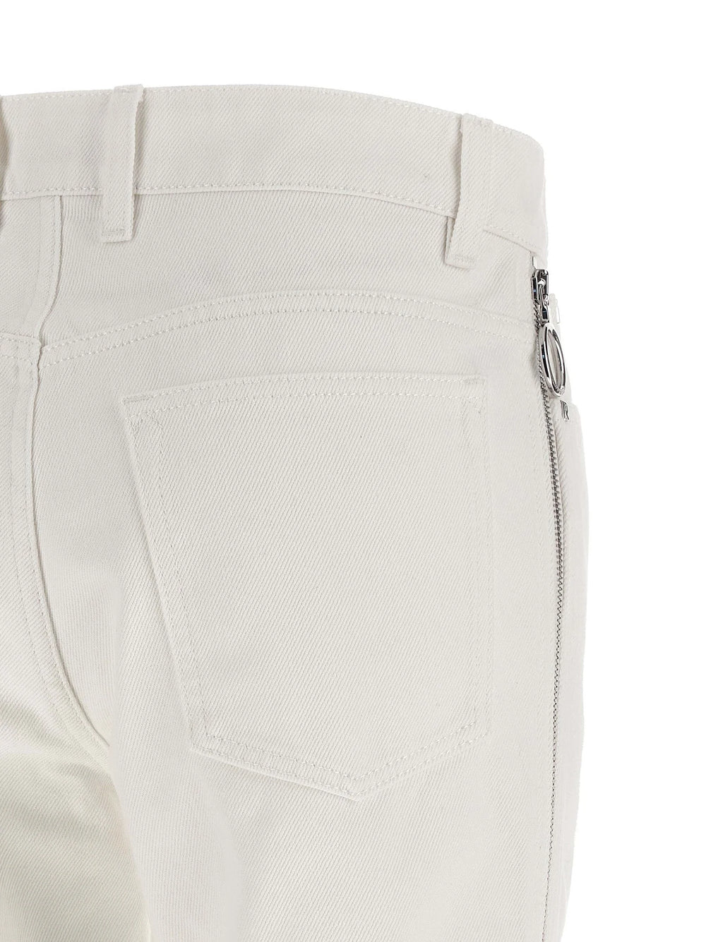 Paco Rabanne White Cotton Jeans Denim