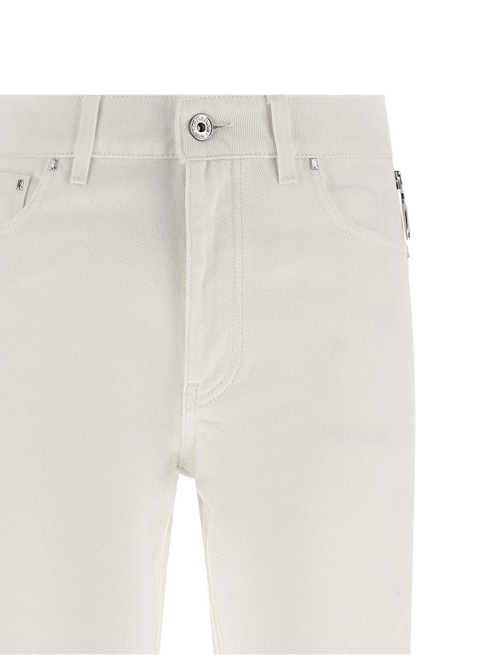 Paco Rabanne White Cotton Jeans Denim
