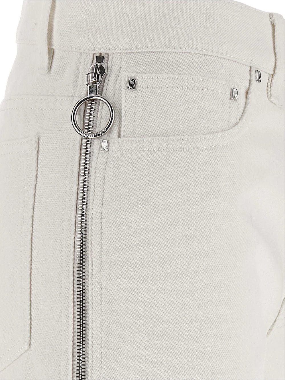 Paco Rabanne White Cotton Jeans Denim