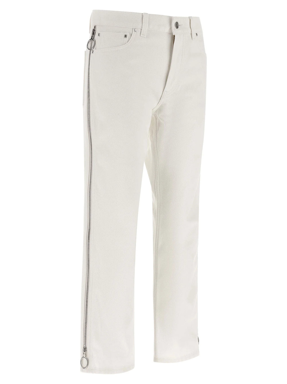 Paco Rabanne White Cotton Jeans Denim