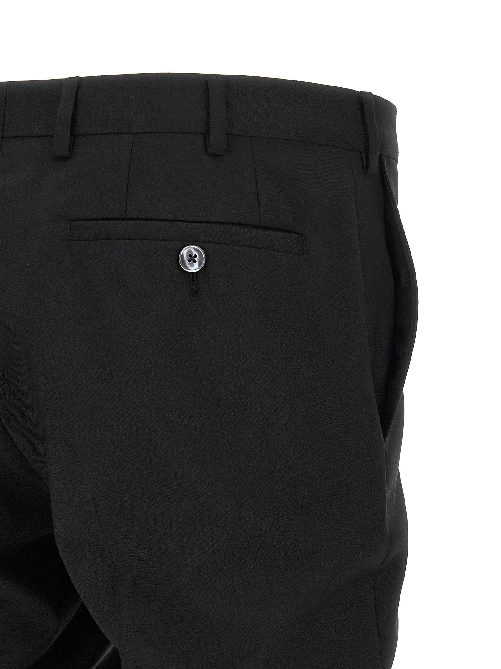 Pal Zileri Black Wool Two-Piece Suit