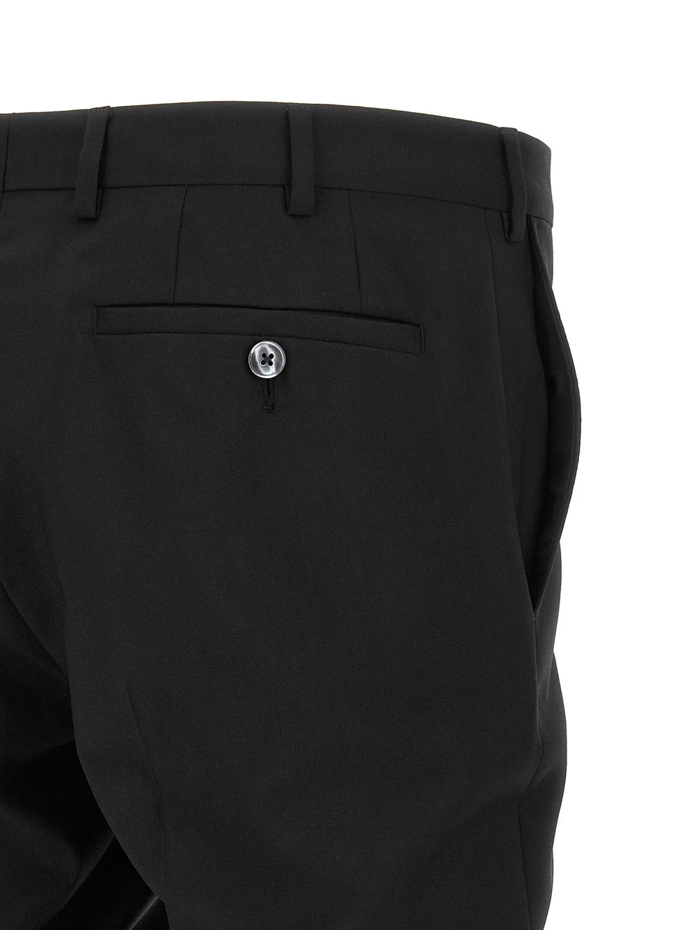 Pal Zileri Black Wool Two-Piece Suit