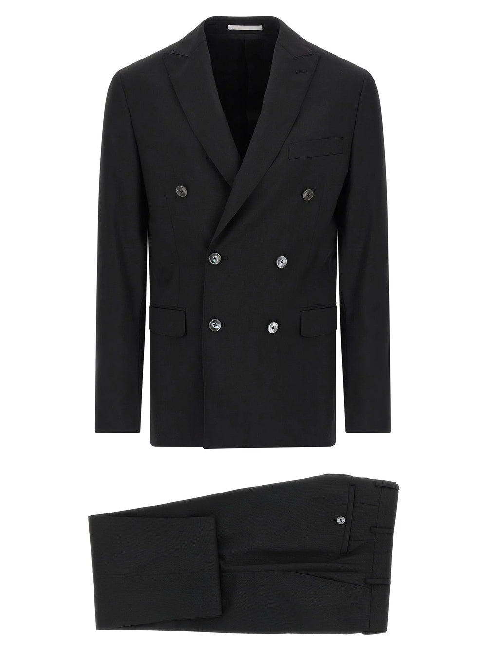 Pal Zileri Black Wool Two-Piece Suit