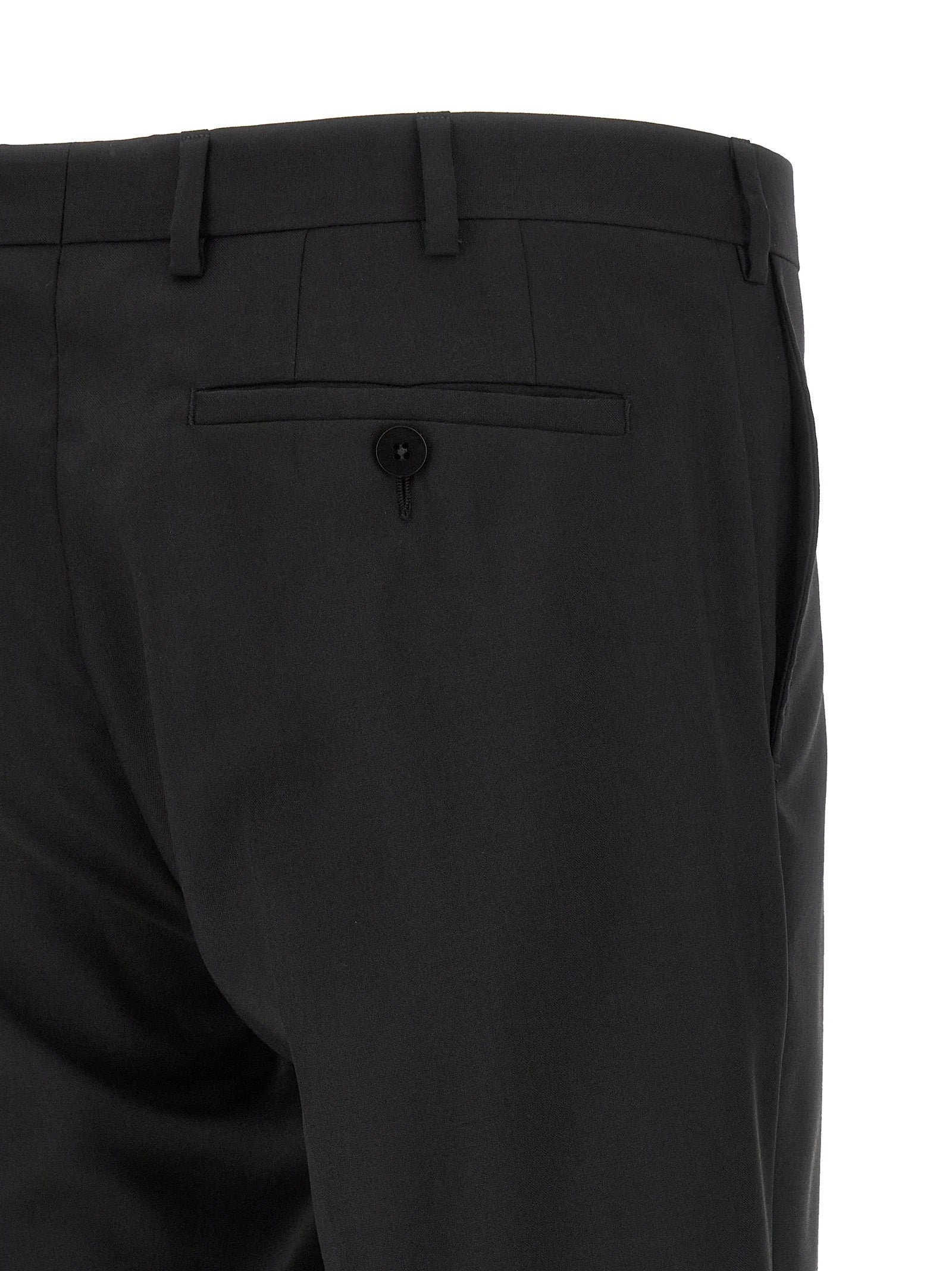 Pal Zileri Black Wool Two-Piece Suit
