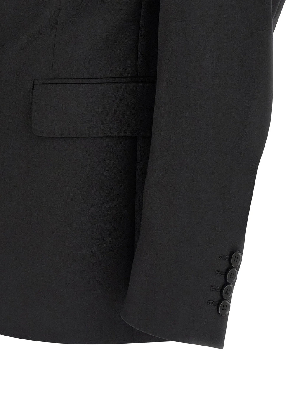 Pal Zileri Black Wool Two-Piece Suit
