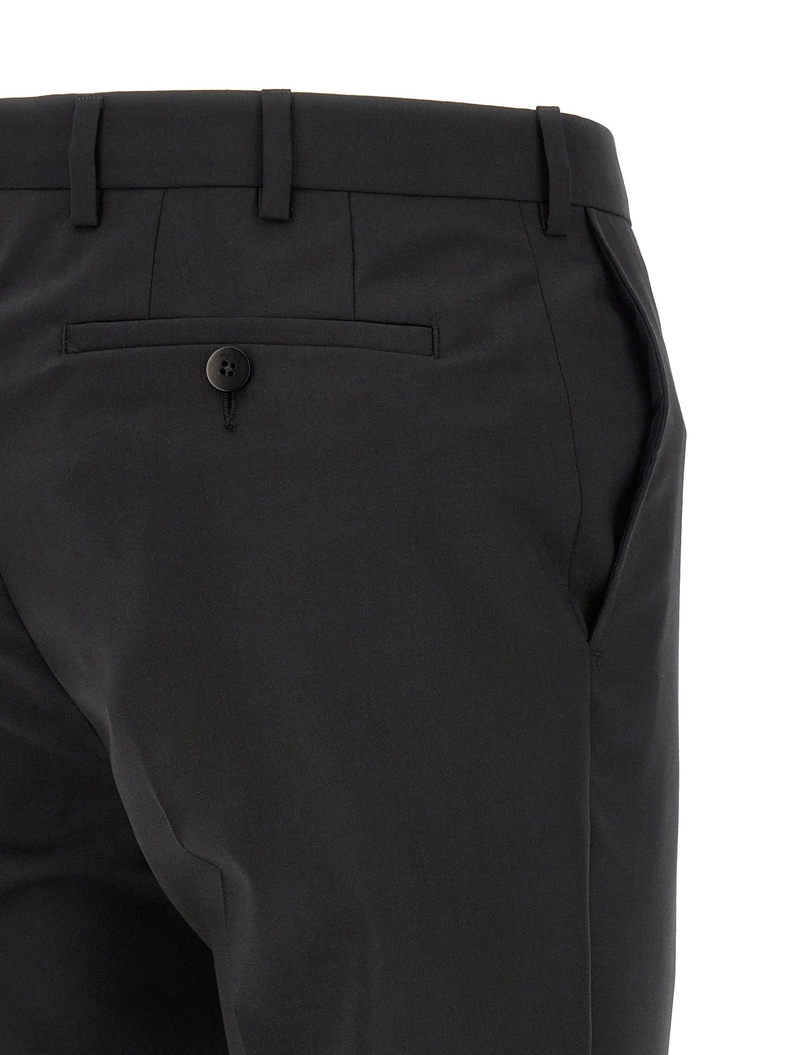 Pal Zileri Black Wool Two-Piece Suit