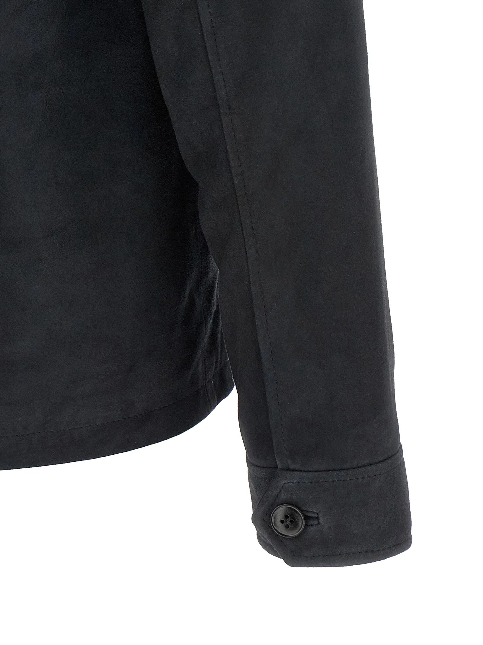Pal Zileri Blue Leather Leather Jacket