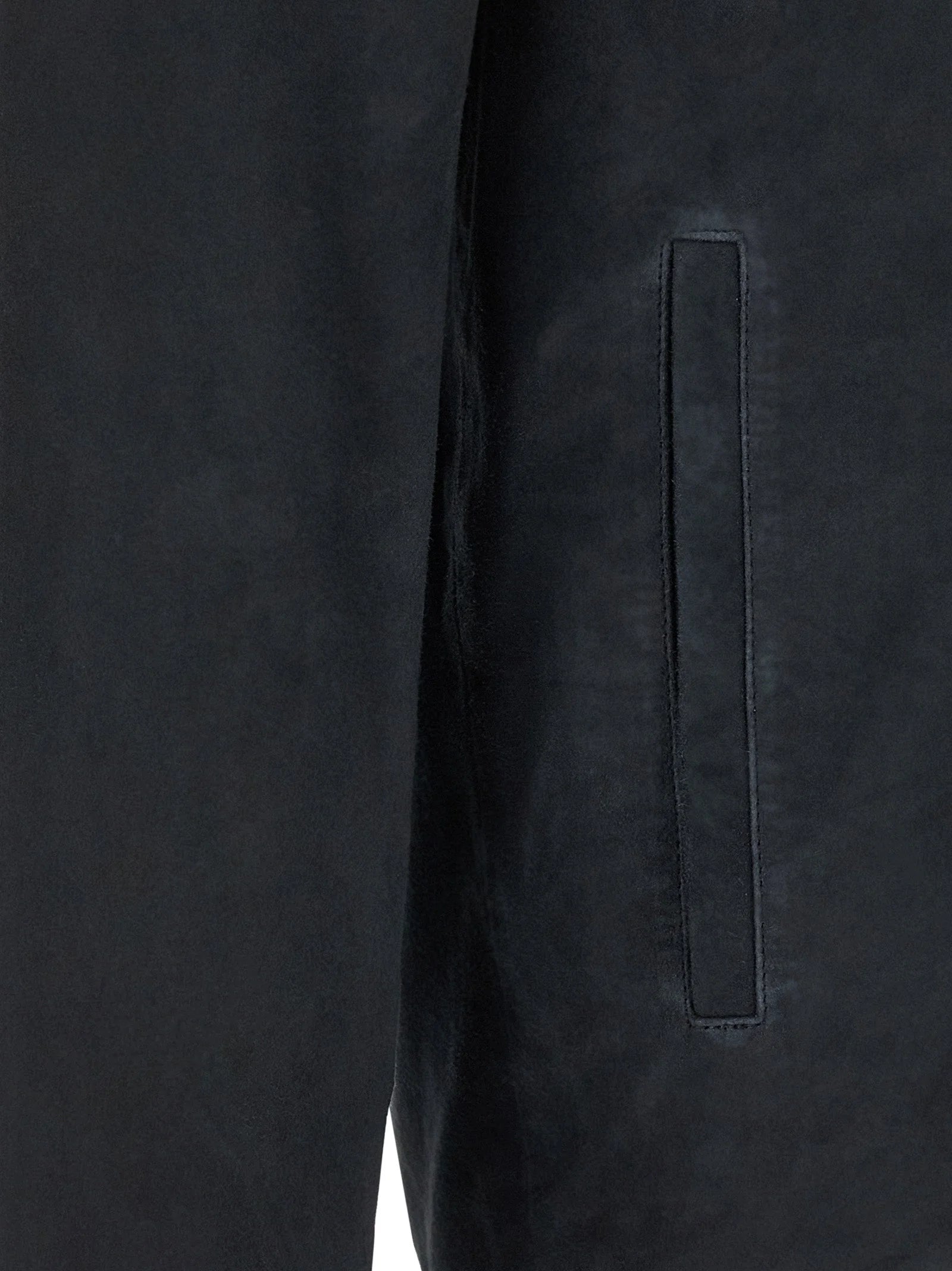 Pal Zileri Blue Leather Leather Jacket