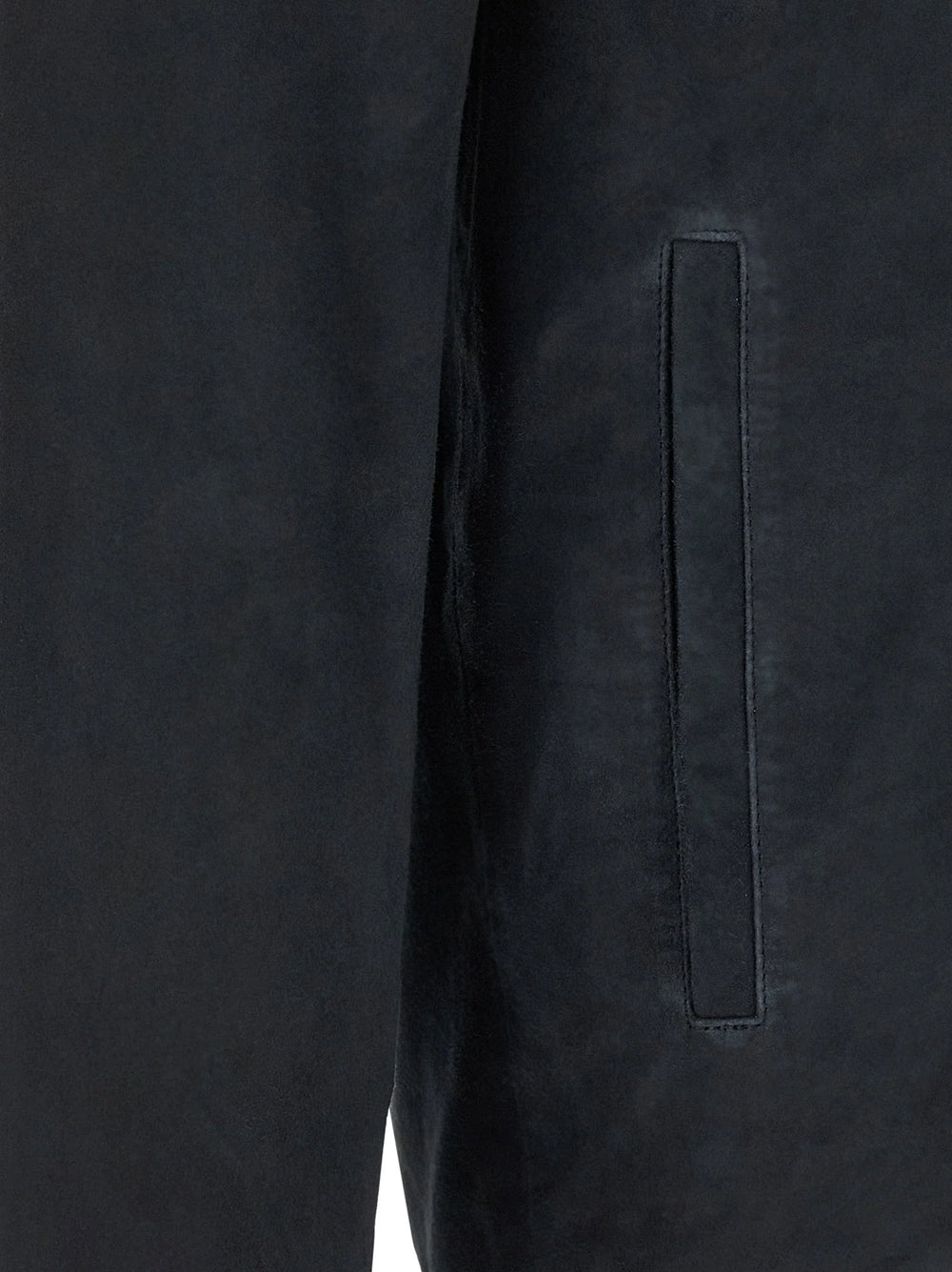 Pal Zileri Blue Leather Leather Jacket