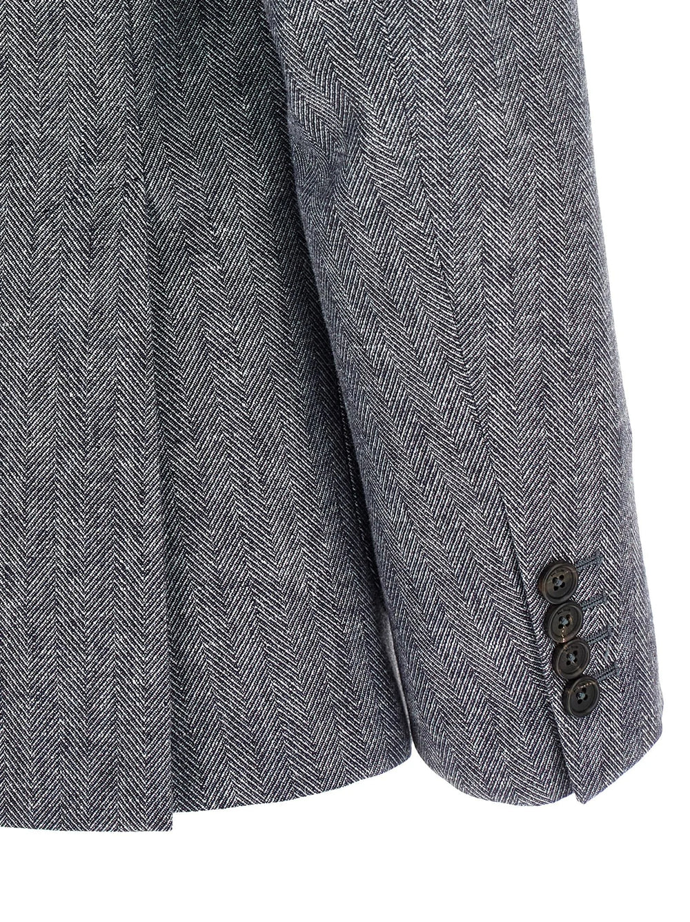 Pal Zileri Blue Linen Blazer