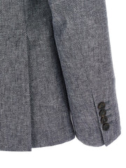Pal Zileri Blue Linen Blazer