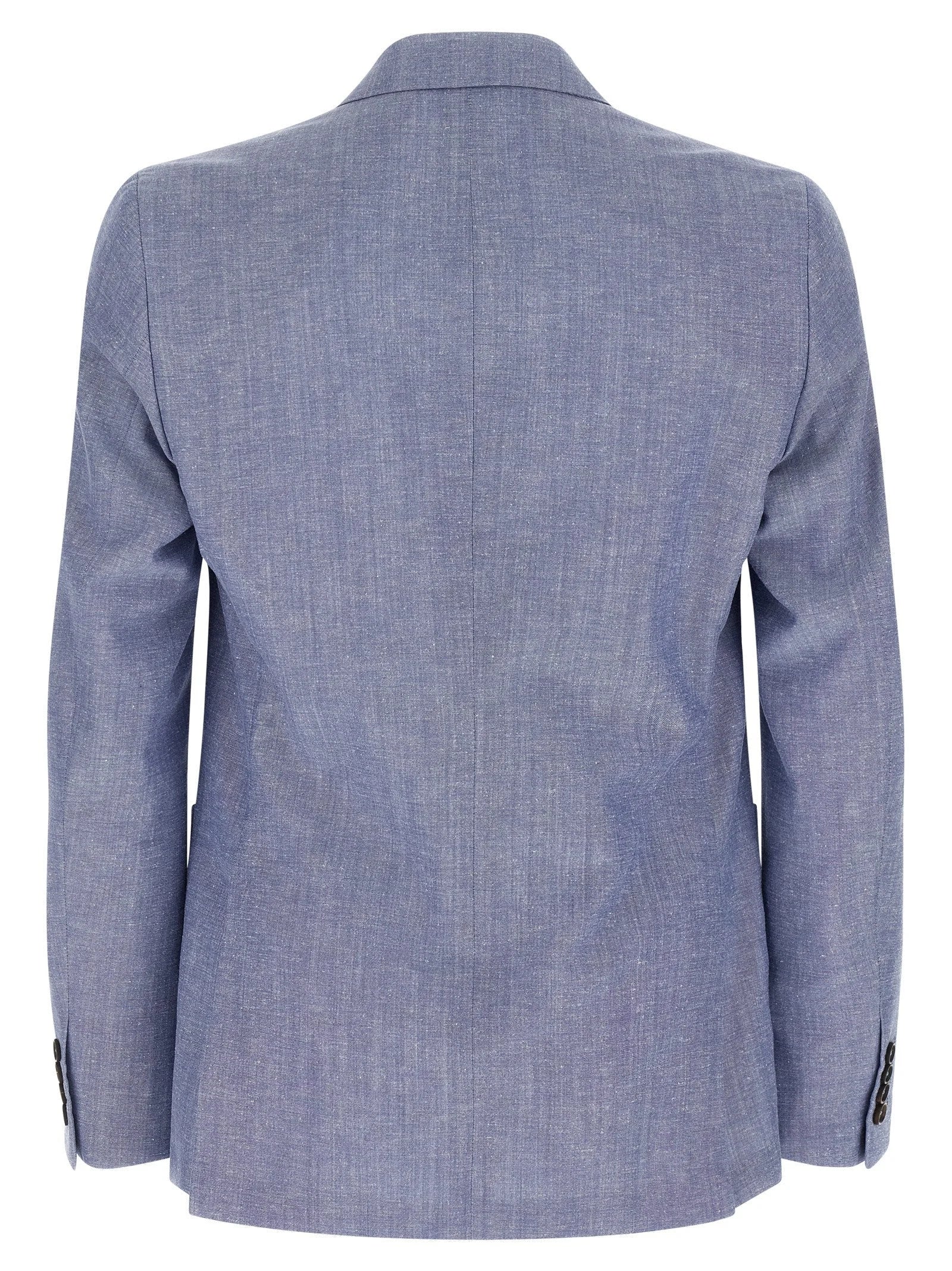 Pal Zileri Blue Wool Blazer