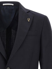 Pal Zileri Blue Wool Blazer