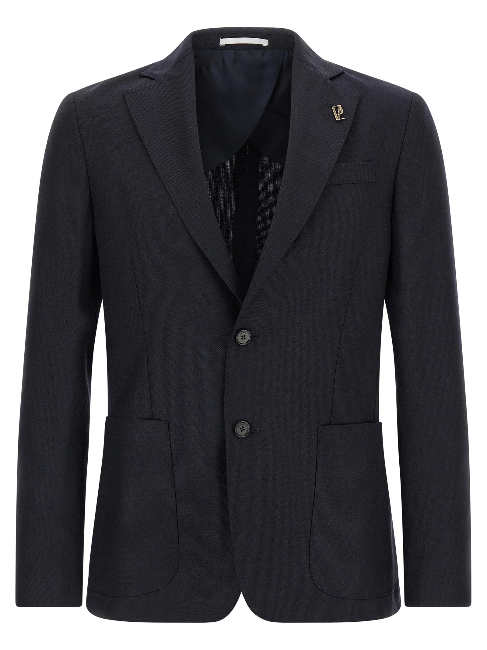 Pal Zileri Blue Wool Blazer