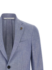 Pal Zileri Blue Wool Blazer