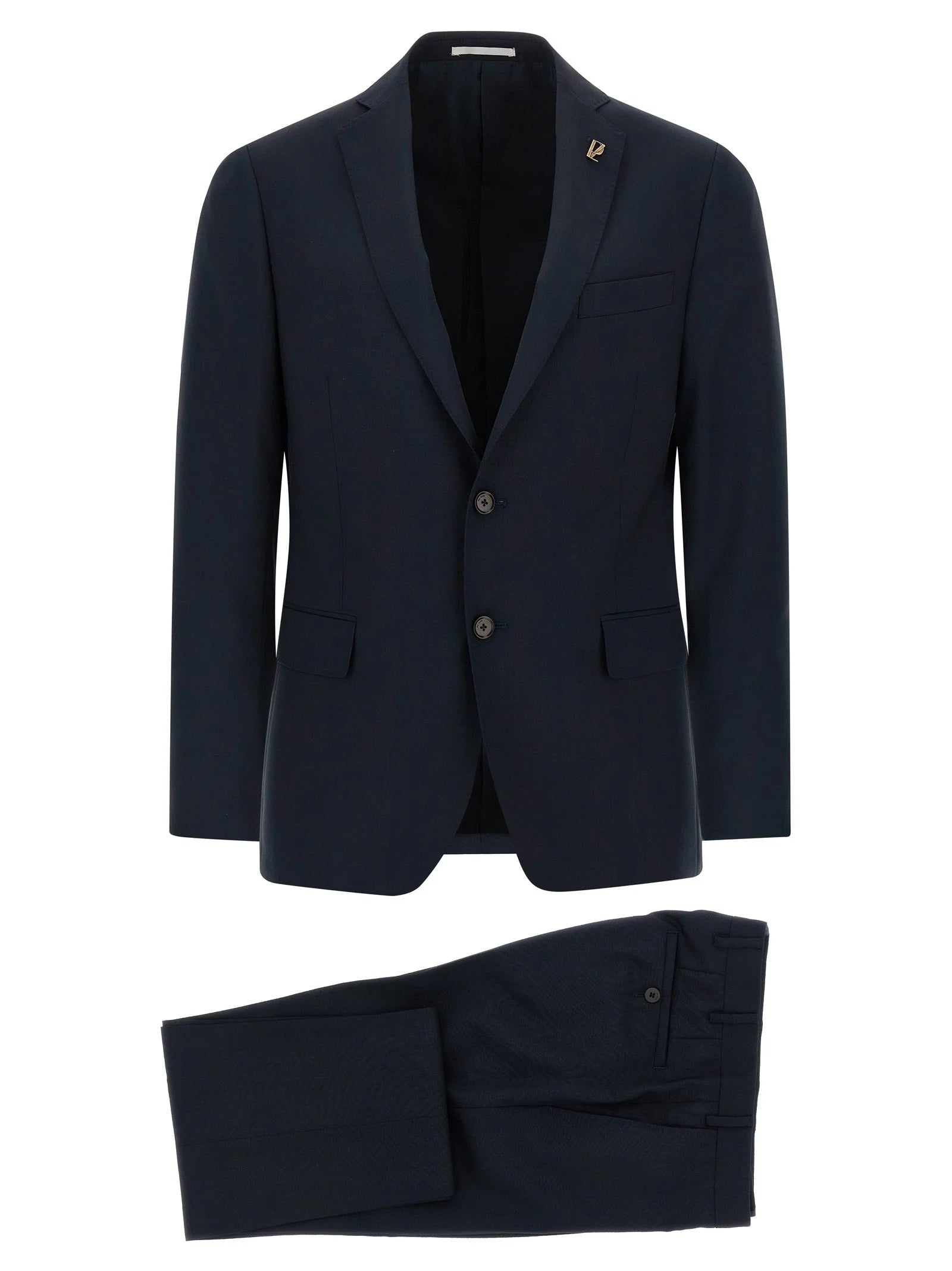 Pal Zileri Blue Wool Two-Piece Suit - 48 | M