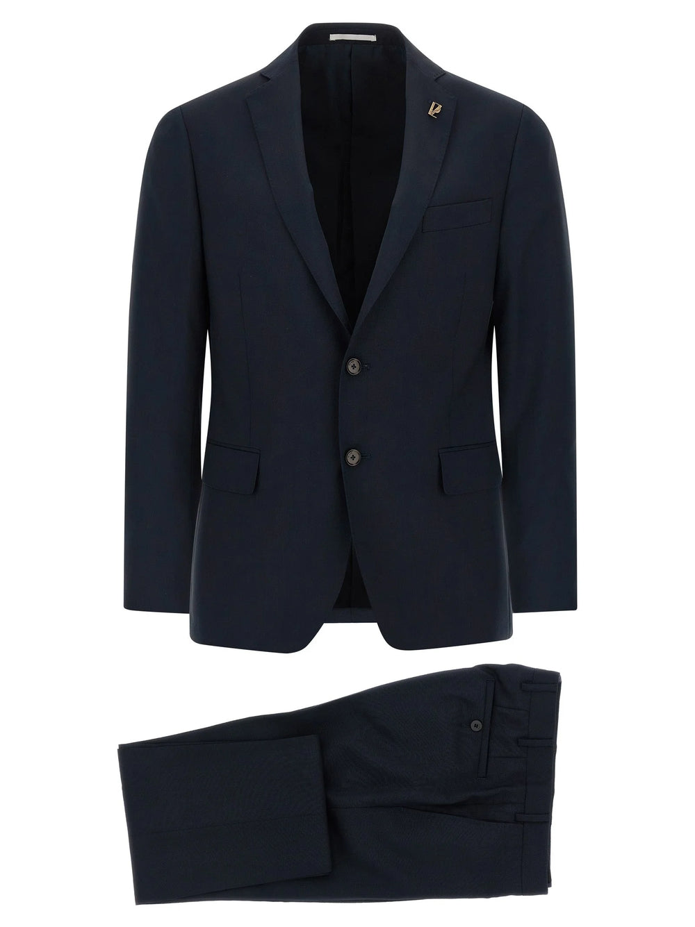 Pal Zileri Blue Wool Two-Piece Suit - 48 | M