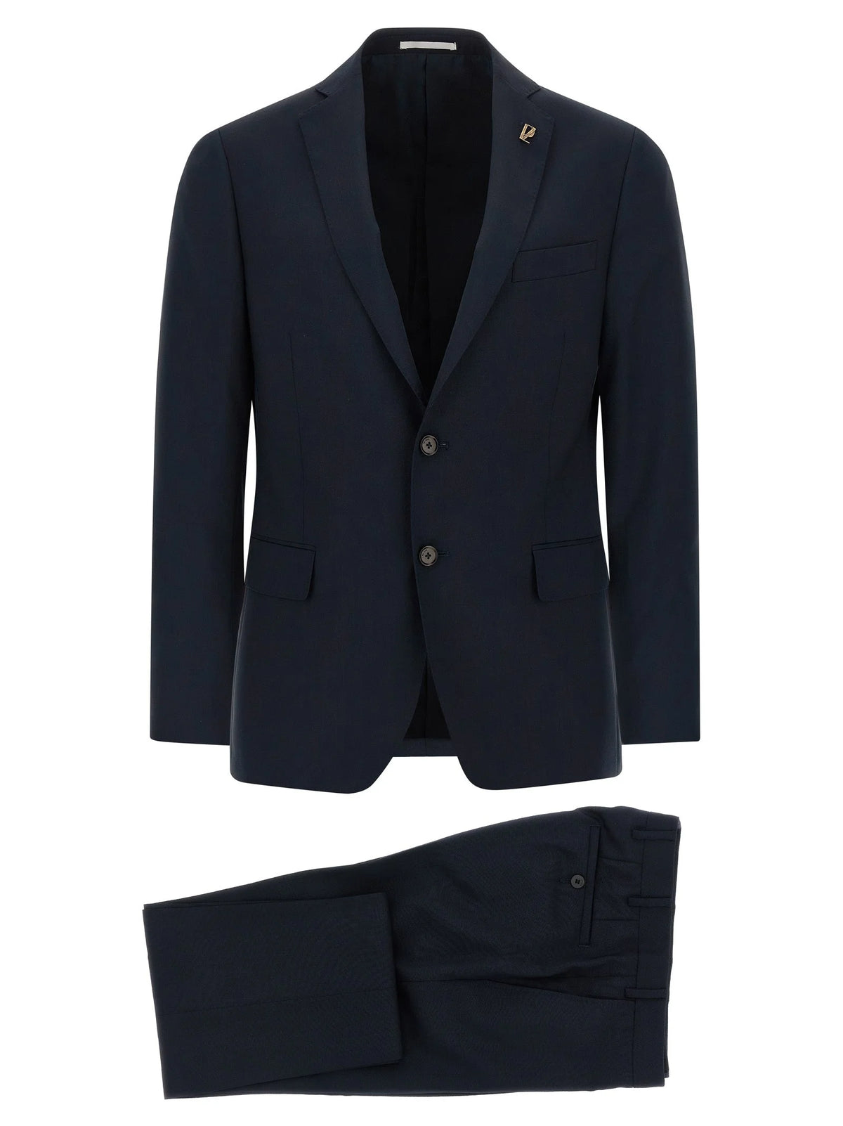 Pal Zileri Blue Wool Two-Piece Suit - 48 | M