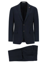 Pal Zileri Blue Wool Two-Piece Suit - 48 | M