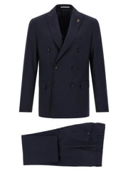 Pal Zileri Blue Wool Two-Piece Suit