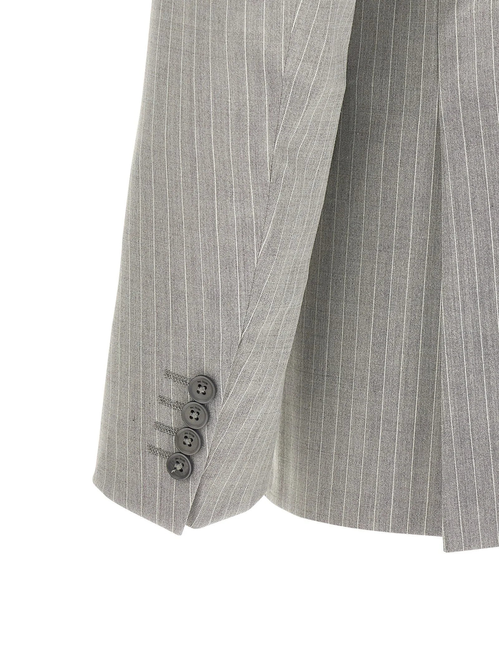Pal Zileri Gray Polyester Two-Piece Suit