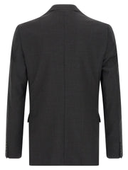 Pal Zileri Gray Viscose Two-Piece Suit