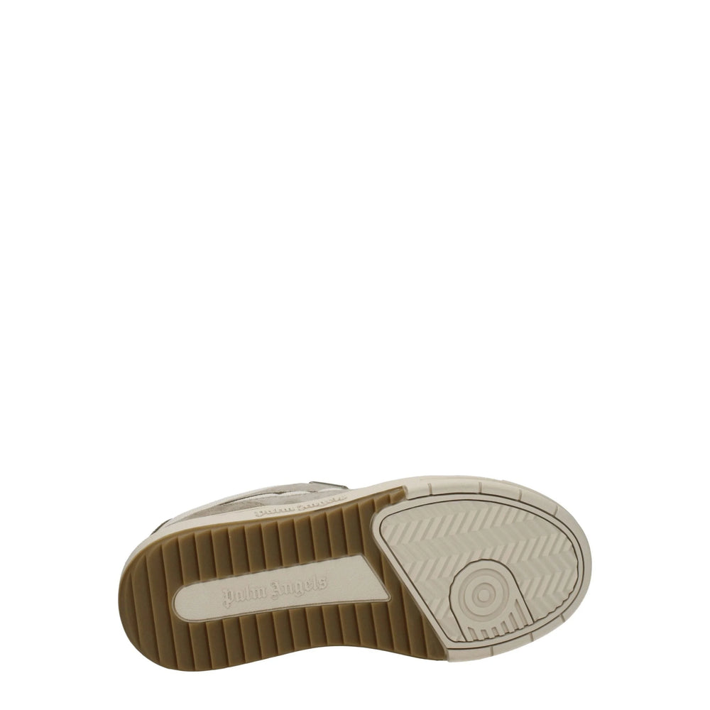 Palm Angels Beige Fabric Low Tops - EU36/US6