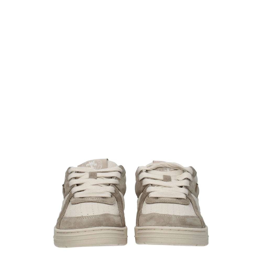 Palm Angels Beige Fabric Low Tops - EU36/US6