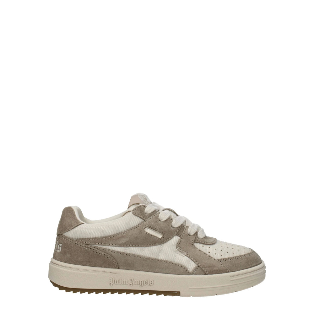Palm Angels Beige Fabric Low Tops - EU36/US6