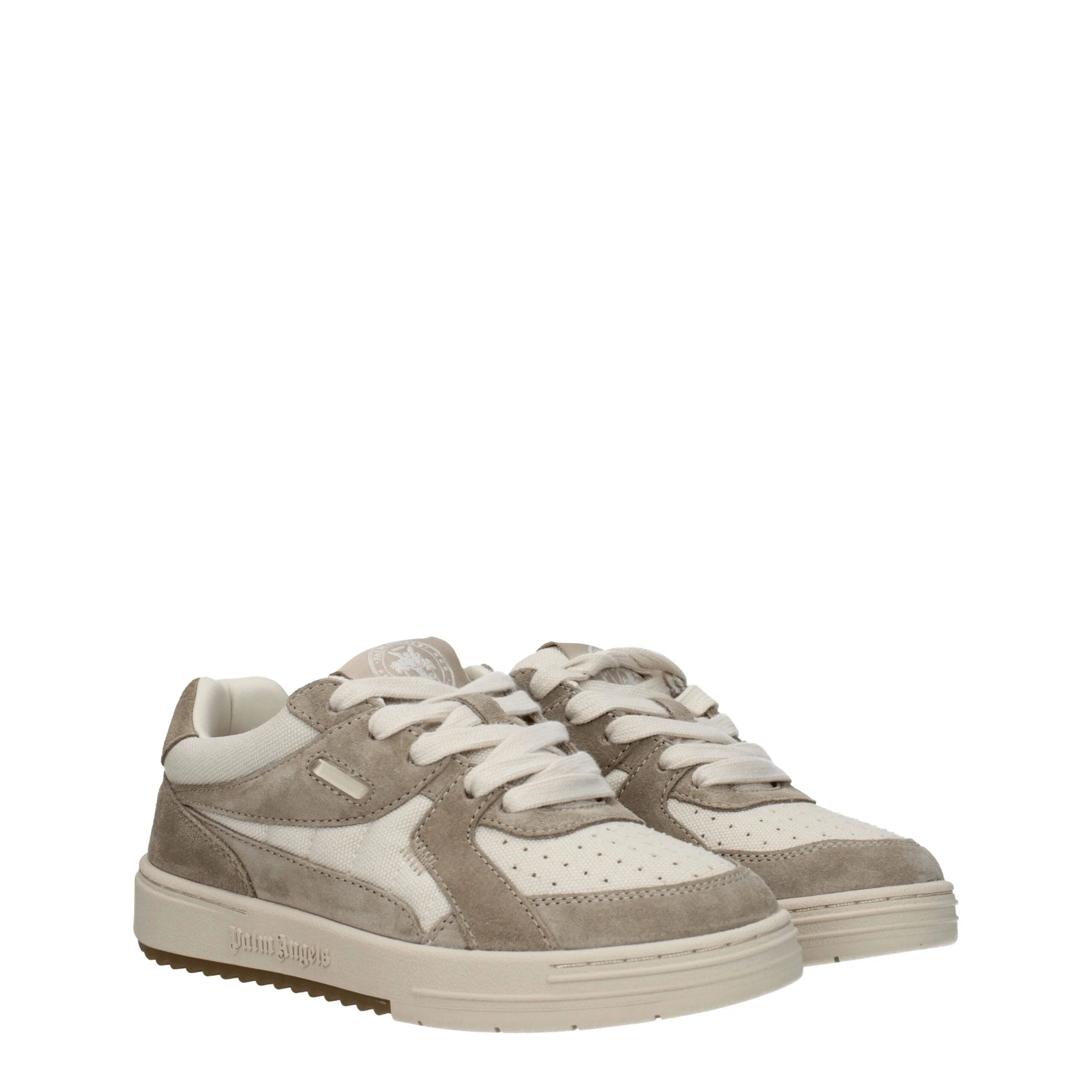 Palm Angels Beige Fabric Low Tops - EU36/US6