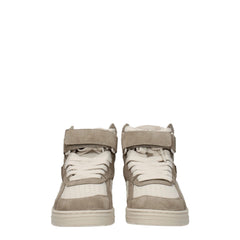 Palm Angels Beige Leather High Tops