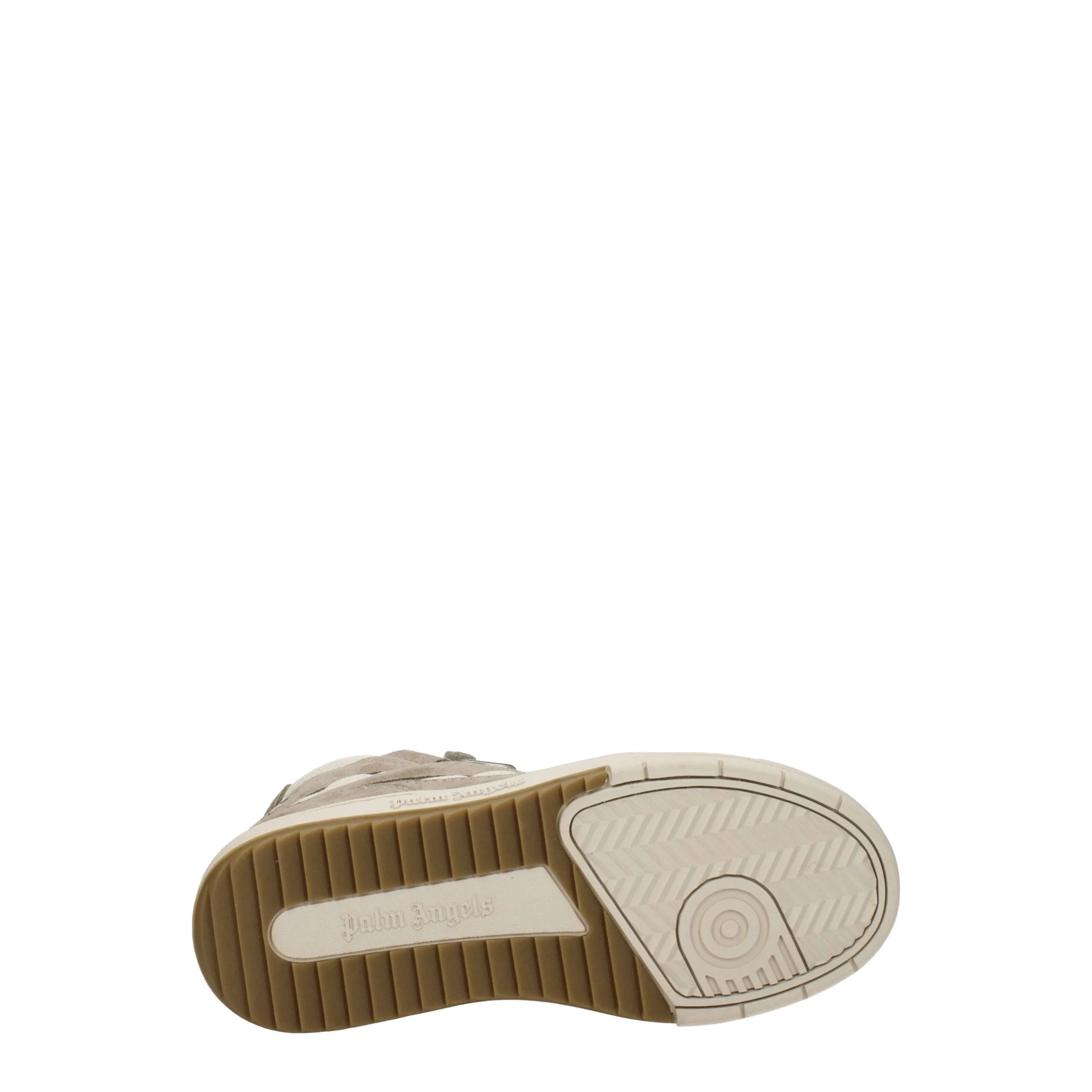 Palm Angels Beige Leather High Tops - Sneakers