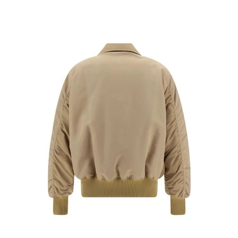 Palm Angels Beige Polyamide Bomber
