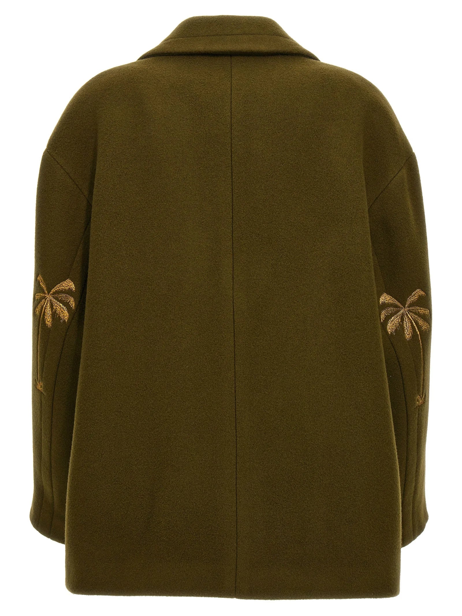Palm Angels Bicolor Virgin Wool Coat - IT38