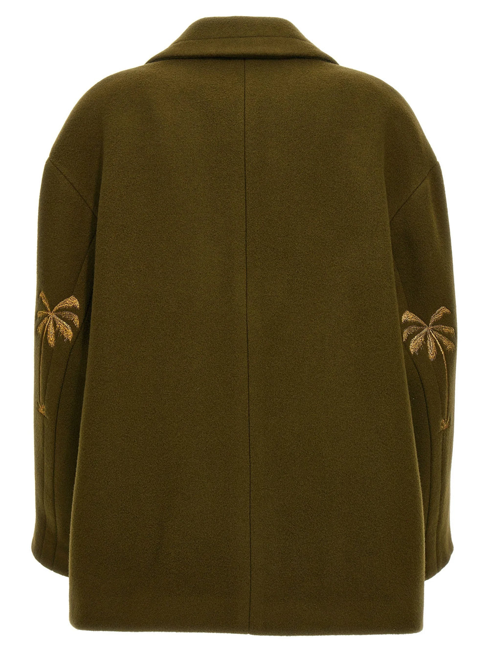Palm Angels Bicolor Virgin Wool Coat - IT38