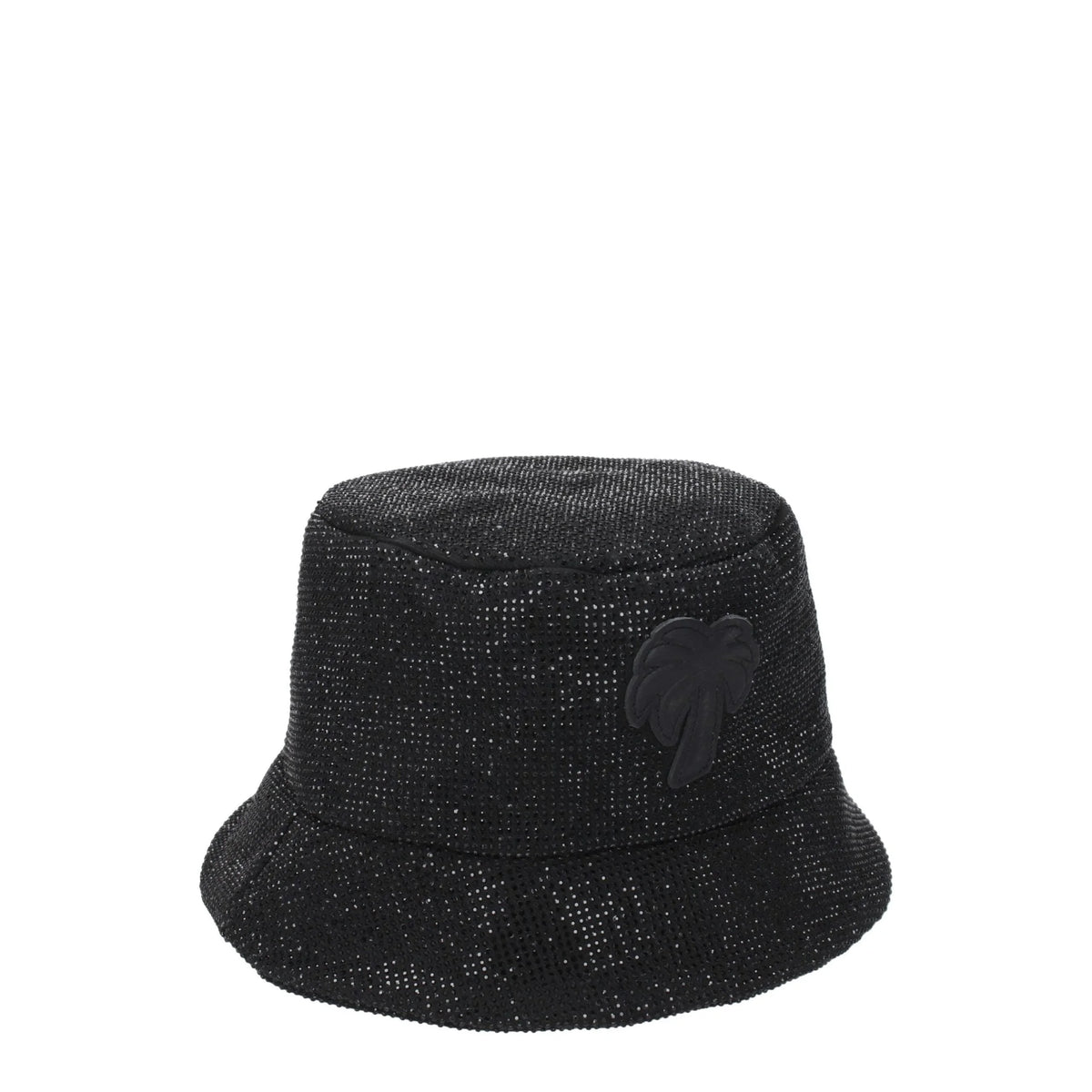 Palm Angels Black Cotton Bucket Hats - UNI