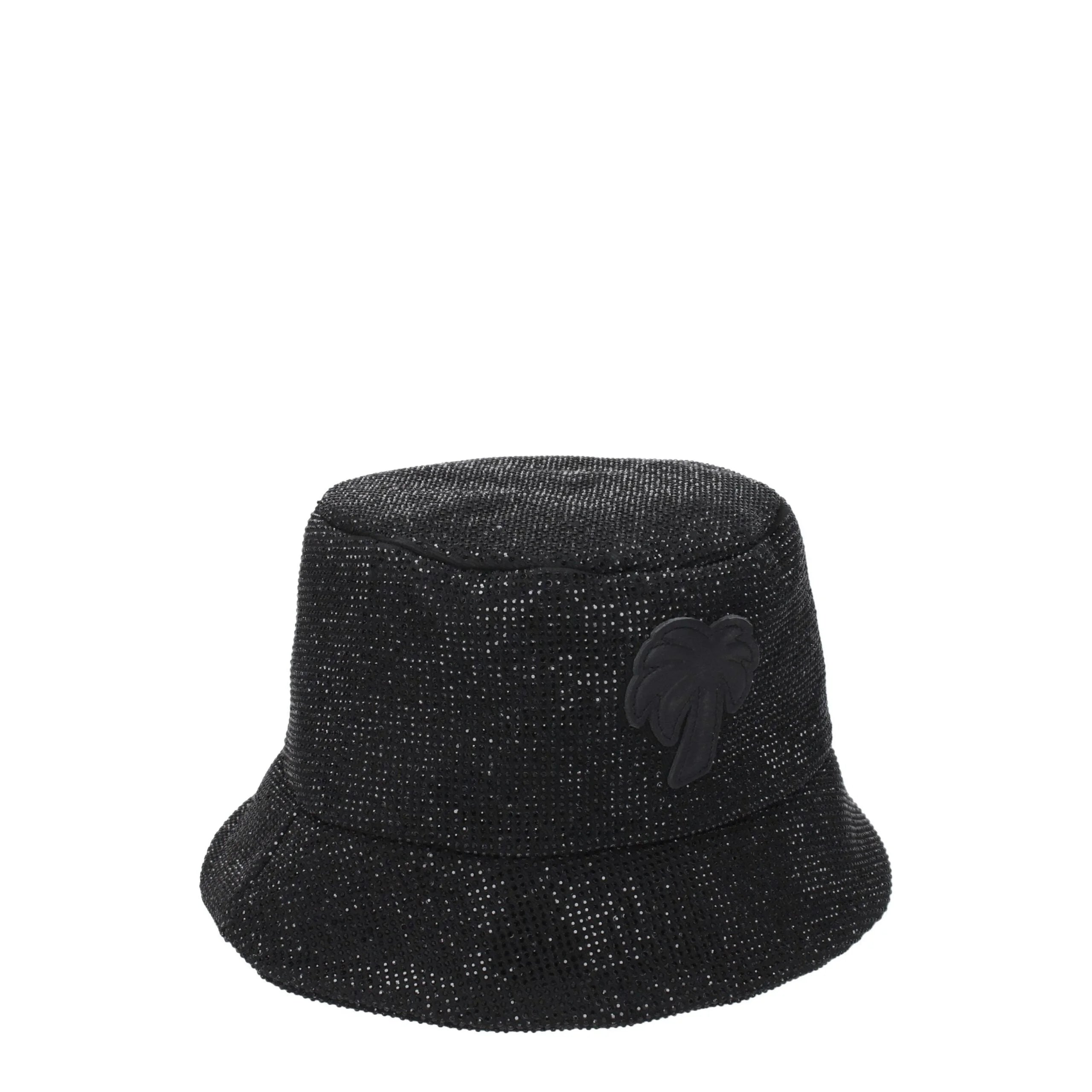Palm Angels Black Cotton Bucket Hats - UNI - Bucket Hats