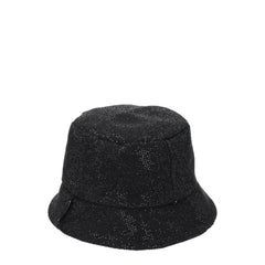 Palm Angels Black Cotton Bucket Hats - UNI - Bucket Hats