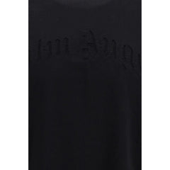 Palm Angels Czarna Bluza Sportowa z Bawełny